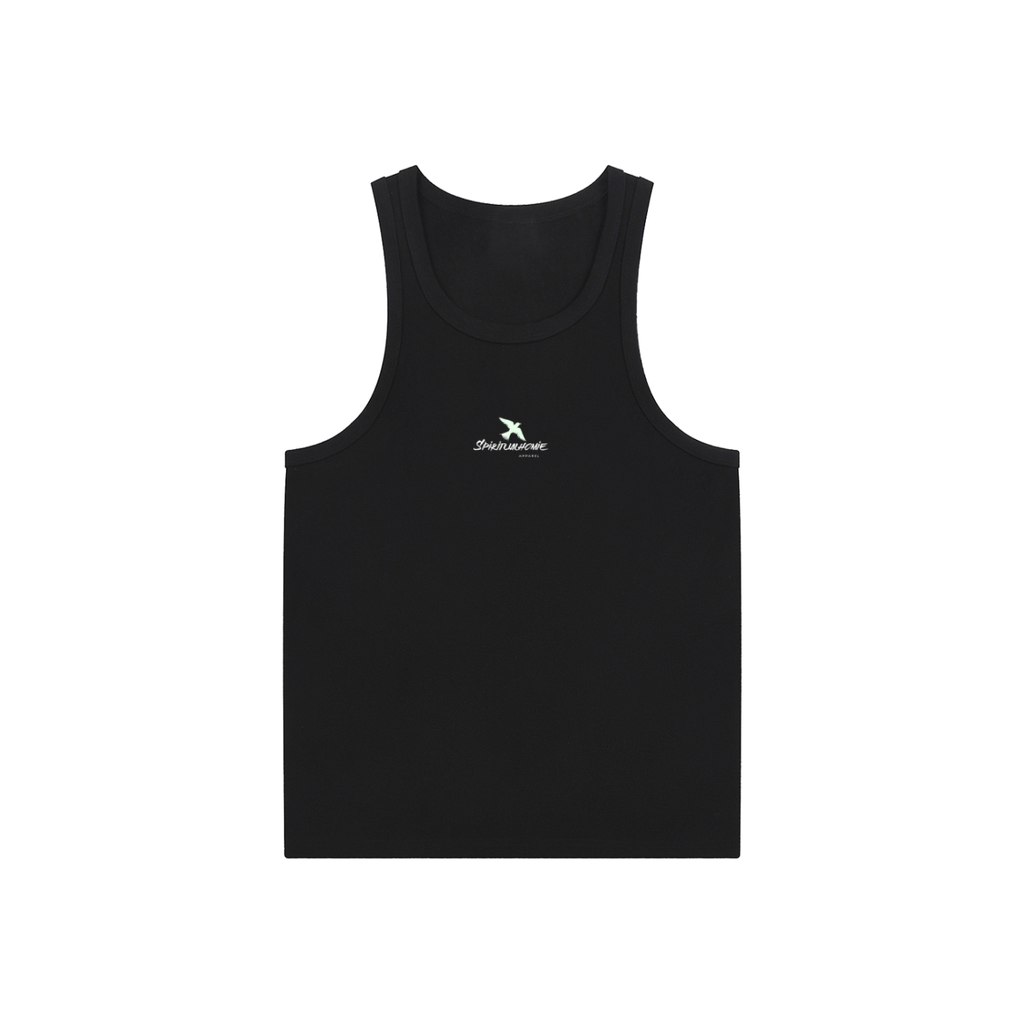 Black "Be Yourelf" Performance Tank Top