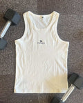 White "Be Yourself" Performance Tank Top